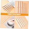 SHOWERORO 6pcs Chalk Pencils Drawing Pencils Highlight Chalk Erasers for