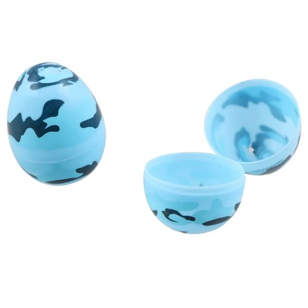 Camo Patterned Plastic Easter Eggs, 12-ct. (Blue)