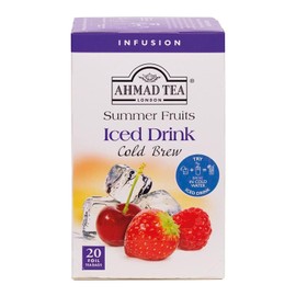 Ahmad Tea Summer Fruits Cold Brew | Infusion Tea - 20 Teabag Sachets