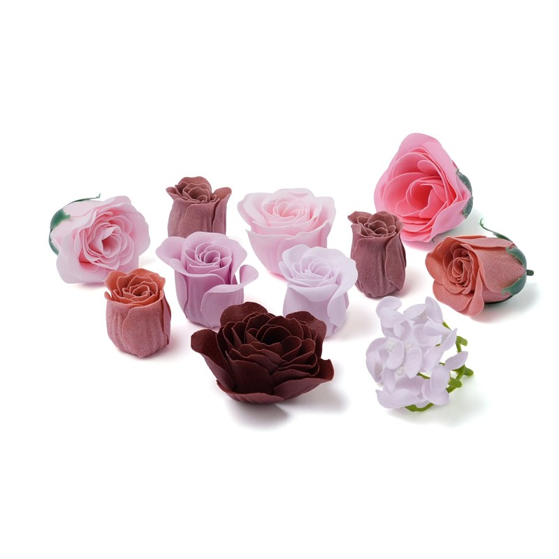 Francfranc Kadochesu Petal Square Pink Flower Roses Bath Salts Bath