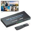 1080P HDMI Quad Multi-Viewer 4x1 with Seamless Switch, 4-in-1 Out