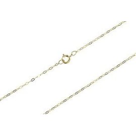9ct Gold Trace Chain in 16",18,"20 Length Aprox Weight 0.5 Grams (18 IN)
