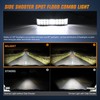 Nilight Side Shooter LED Light Bar / Pods 2PCS 6.5