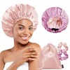 BONNET QUEEN Silk Bonnet for Sleeping Women Satin Bonnet Double