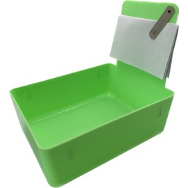 Dental Lab Pan Green 12/Box Quality Color Coded Organization