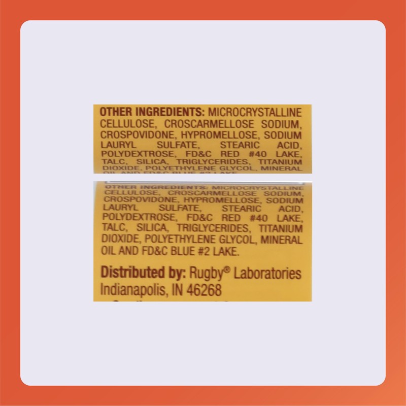 Rugby Ferrous Sulfate 325mg Tablets - Iron Supplement for Women