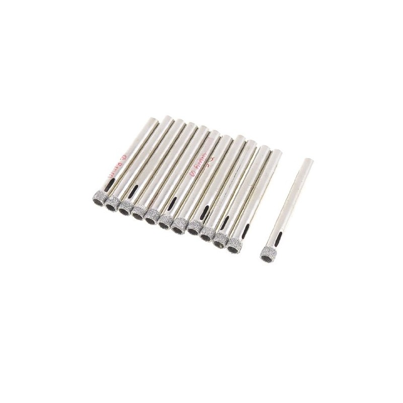 uxcell 6mm Diamond Tool Drill Bit Tile Glass Hole Saw