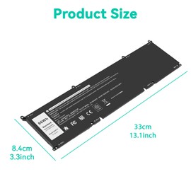86Wh 69KF2 M59JH 8FCTC 70N2F Battery for Dell XPS 15 9500 9510 9520 Precision 5550 5560 5570 7510 M15 M17 R3 R4,G15 5510 5511 5515 5520 5521,G7 7500,Inspiron 7510 7610 P87F P91F P45E p100f