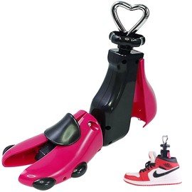 Men's Women's Shoe Stretcher, Adjustable Shoe Stretcher, Boots Width and Length, Professional Plastic Metal Shoe Stretcher, Pressing Shoes, Wide Boot Stretcher (Pack of 1, Size 35-42), black