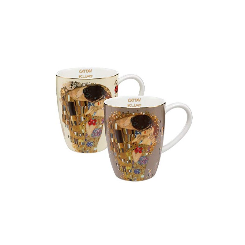 Goebel Gustav Klimt The Kiss Fine Bone China Mugs Set