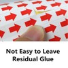 1Package Red Arrow Stickers Removable Stickers Dot Map Label Stickers