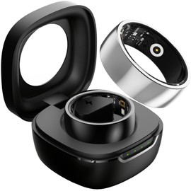 Smart Ring Android Fitness Tracker Ring Smart Rings for Men Women Smart Ring Heart Rate Waterproof Smart Ring with Pedometer Sleep Tracker Ring iOS Smart Workout Fitness Ring Stainless Steel