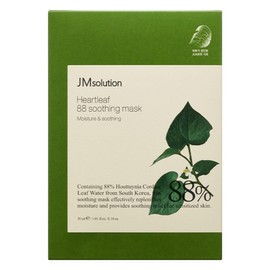 JM Solution Houttuynia Cordata 88 Soothing Mask 30ml, 1 pack, 10-pack / 제이엠솔루션 어성초 88 수딩 마스크 30ml, 1개, 10개입