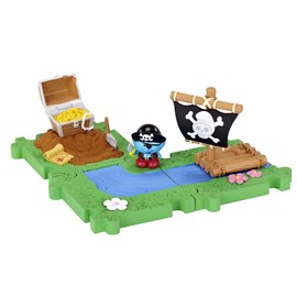The Smurfs Wave 1 Pirate Smurf House Micro Figure Play Pack