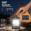 Purplecrystal LED camping lantern, rechargeable retro camping light, IP65 Impermeables,Adecuado