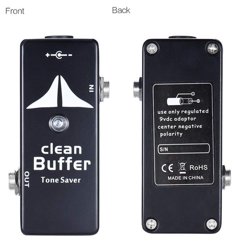 MOSKYAudio Mini Clean Buffer Effect Pedal Little Black Buffer for