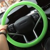 YiKaiLing Leather Texture Soft Silicone Car Steering Wheel Cover 13