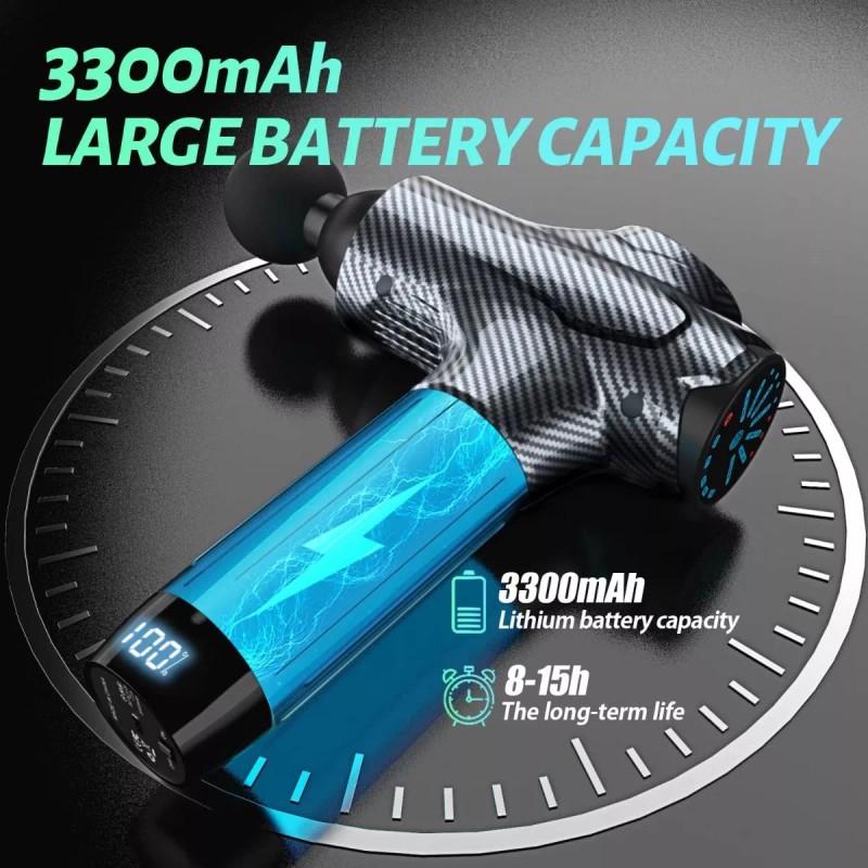 DDVWU Pistola De Masaje Muscular De Tejido Profundo - Ddvwu