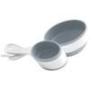 Mobi POP Silicone Imperial and Metric, Measuring Cups, white and