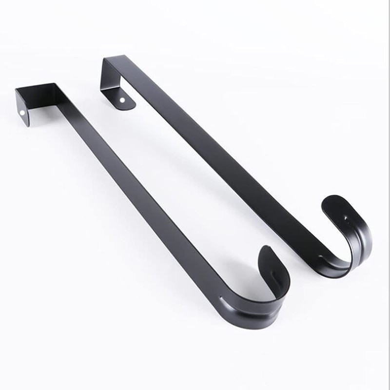GIRCSS 10" Wreath Hanger, Metal Hooks for Front Door Christmas