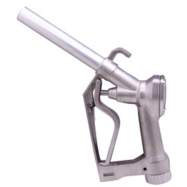 GIAYOGO 1" Inch FNPT Inlet Manual Fuel Nozzle 1" Straight Spout With 360 Rotating Connector Swivel&Hook Max Flow 32GPM 50 PSI Used For Diesel&Gasoline Water & Gravity Tank Electric Fuel Transfer Pumps