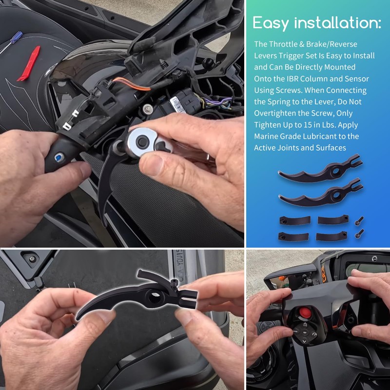 XTPTFABS Throttle & Brake/Reverse Levers Trigger Set Compatible with 2018+