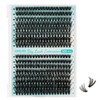 Lash Clusters Wispy 320PCS Eyelash Clusters 50D Lashes Clusters 9-16mm