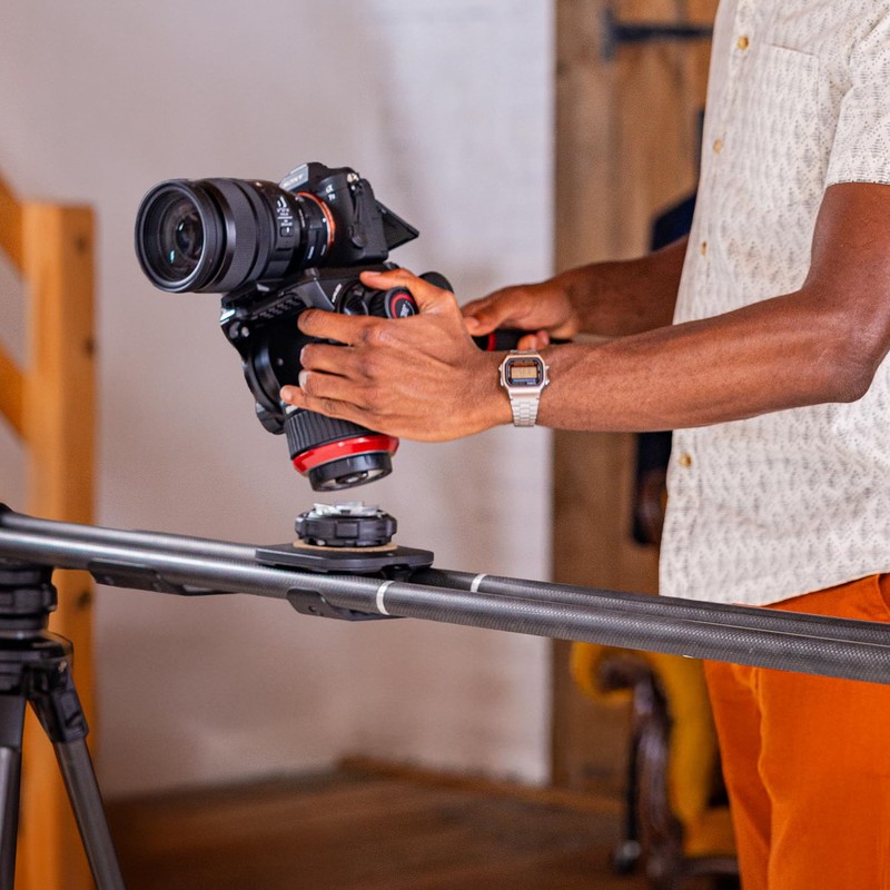 Manfrotto XCHANGE Quick Release, Universal System for Tripod-Slider-Accessories,Base and Plate