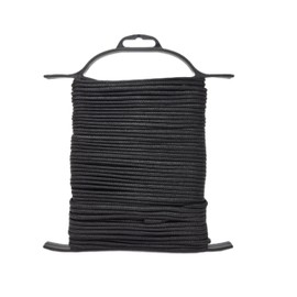 ESW LEISURE Guyline Rope For Tents Awning Camping Strong Lightweight Paracord Guy Ropes Guy Lines Fishing Outdoor Umbrella Bivvy Caravan Gazebo Tarp Windbreak Cord Line (Black, 25 Metres)