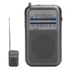 DE-333 Portable Radio AM/FM Receiver Pocket Size 2 Band High