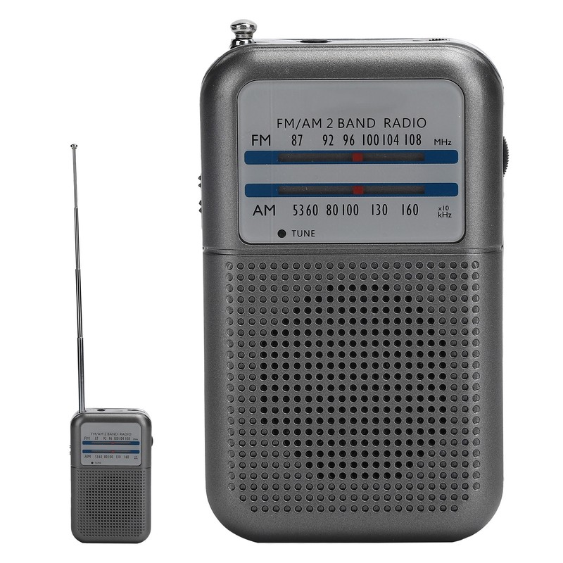 DE-333 Portable Radio AM/FM Receiver Pocket Size 2 Band High