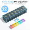 Extra Large Weekly Pill Organizer 2 Times a Day, XXL