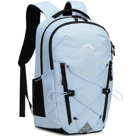 Laptop Backpack for Women 15.6 Inch Travel Backpack for Men College Bookbag Lightweight Outdoor Sports Hiking Daily Daily Computer Work Casual, blue, L