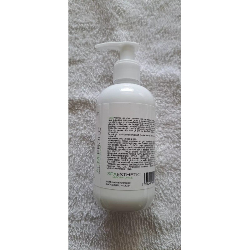 Spaesthetic Acneprotec Pantalla Solar Para Piel Grasa Y Acné De