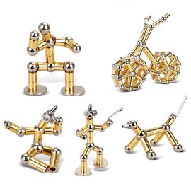 Cool 0.5mm Ballpoint Pen,Fun Stress-Relieving Multifunction Writing Pen Creative Gift for Adult or Friends(Gold)