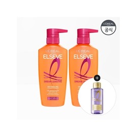 [SSG Exclusive Composition] L’Oréal Paris Elsev Dream Length Conditioning Hair Pack 375ml x 2 [Giveaway] Shampoo Mini 100ml (Random) / [SSG 단독구성] 로레알파리 엘세브 드림랭스 컨디셔닝 헤어팩 375ml 2개 [증정]샴푸 미니 100ml(랜덤)