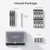 Nicpro 0.9 Metal Mechanical Pencil Set with Case, 3PCS Black
