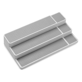 Madesmart Organizador Especiero Expandible De 3 Niveles Ms-018 Color Gris