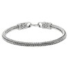 Silverly 4 mm Thick Chunky 925 Solid Silver Men's Bracelets