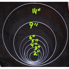 Unbranded 2 Set 3" Metal Dream Catcher Rings Macrame Ring Mandellas Dreamcatchers Shields