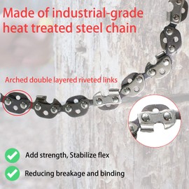 BLIKA 36 Inches 24 Teeth Pocket Chainsaw with Paracord Handle, Folding Hand Saw Tool for Camping, Hunting, Backpacking, Mergency Kit, Fast Wood & Tree Cutting(Upgraded Version)