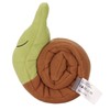 Snail Squeaky Dog Toys Polyester Teething Puzzle Interactive Puppy Chew