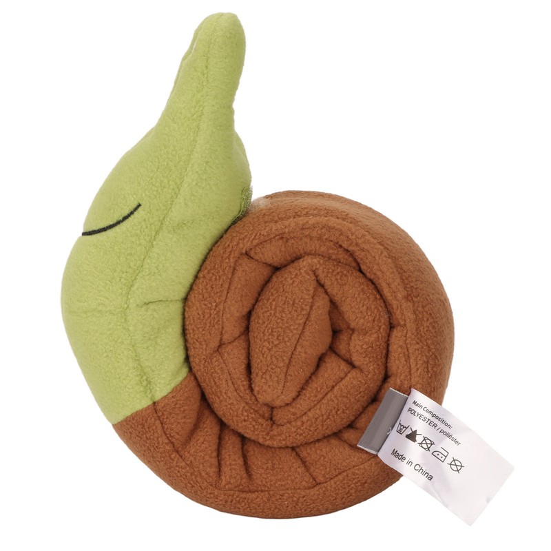 Snail Squeaky Dog Toys Polyester Teething Puzzle Interactive Puppy Chew