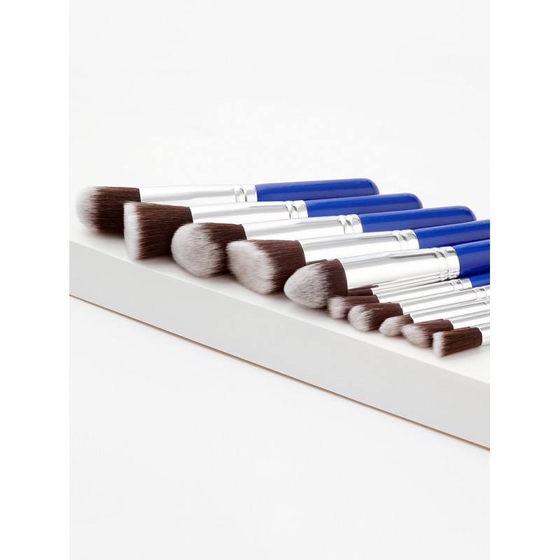 Vitans Two Tone Handle Mini Makeup Brush Set 10pcs