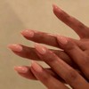 Uñas postizas cortas de almendra, naranja melocotón, stiletto corto, uñas