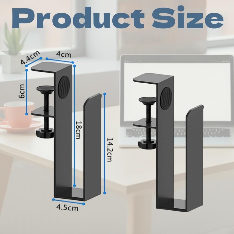 ZDL Adjustable Desk Side Laptop Holder, Desk Side Hanging Laptop