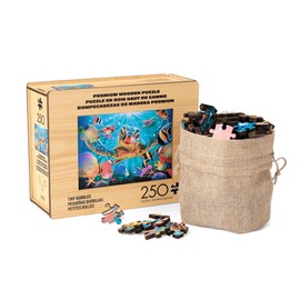 Buffalo Games - Tiny Bubbles Wood Puzzle - Standard Cut Jigsaw Pieces - 250 Piece Jigsaw Puzzle