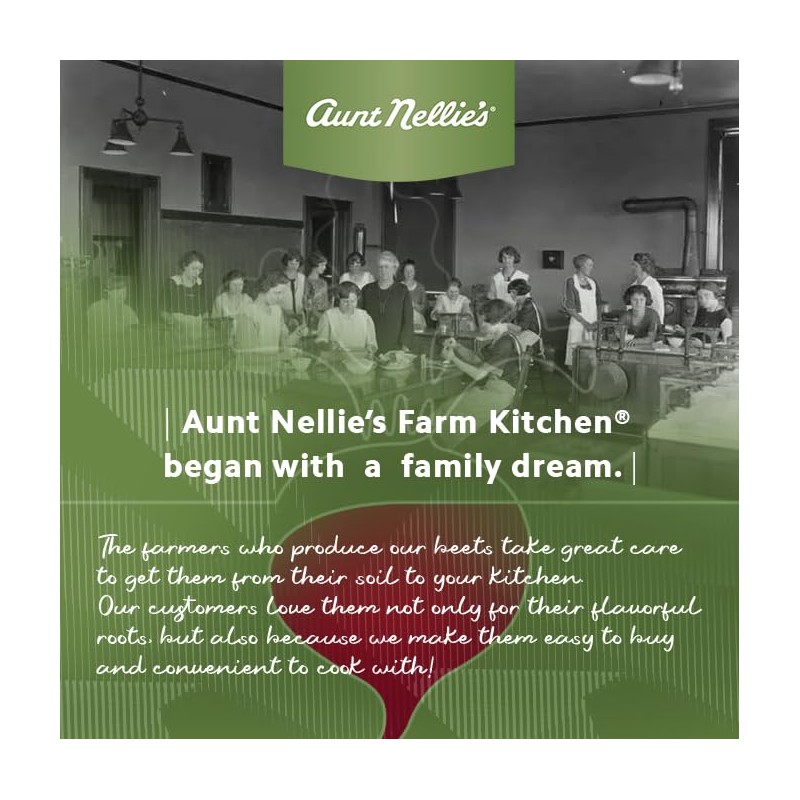 Aunt Nellie’s Sliced Pickled Beets | Tangy, Earthy, Sweet and