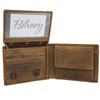 Greenburry Vintage Zodiac Sign Leather Wallet 12 cm, Taurus, Vintage