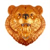 BOGEEL Animal Resin Epoxy Molds Wild Bear for Head Silicone